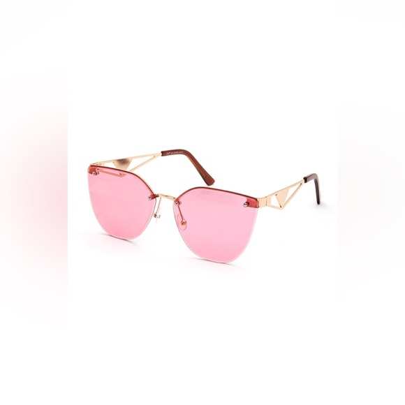 New Trendy Sunglasses Under $25 Geo Screen Lens Iconic Sunglasses - Picture 3 of 13